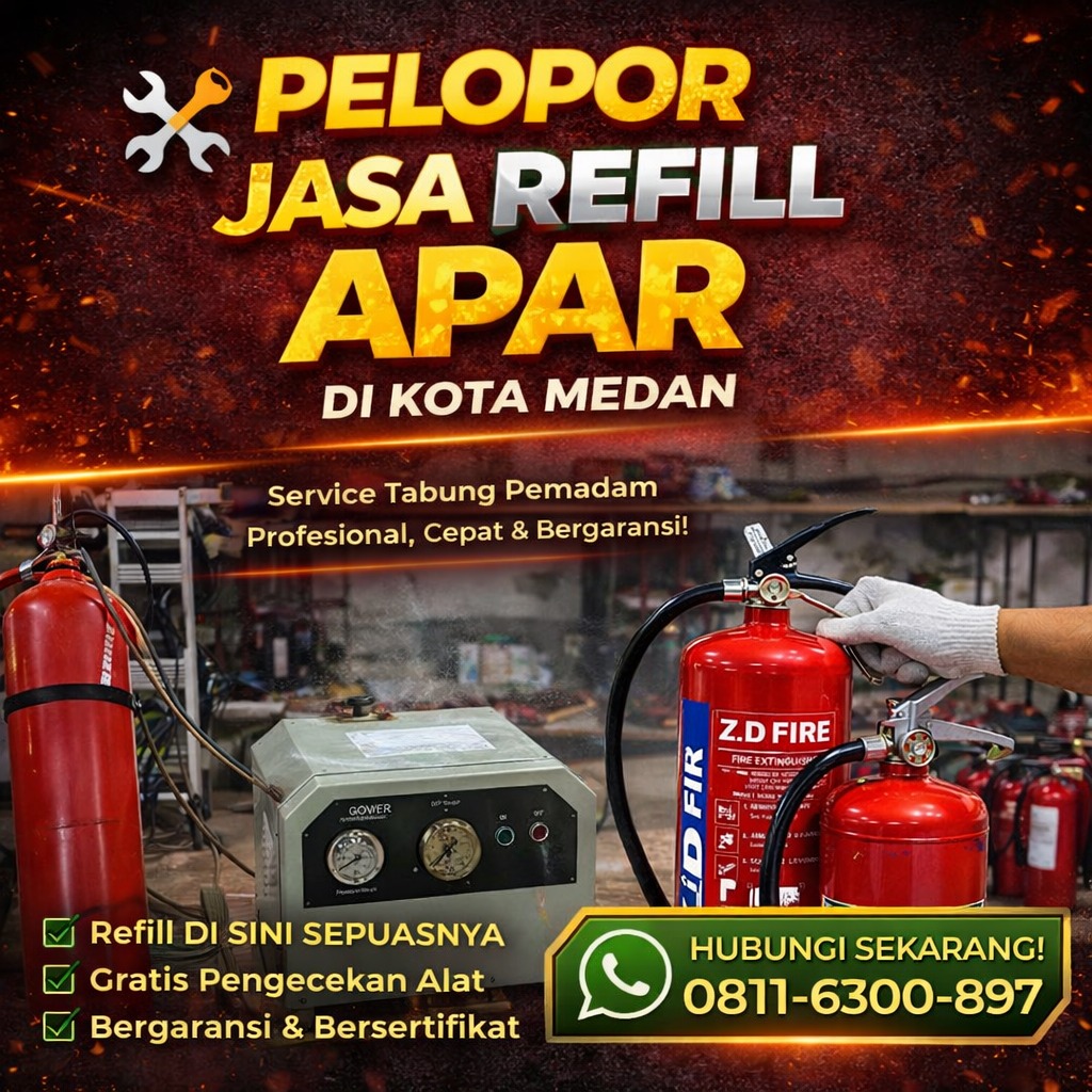 isi ulang tabung pemadam kebakaran