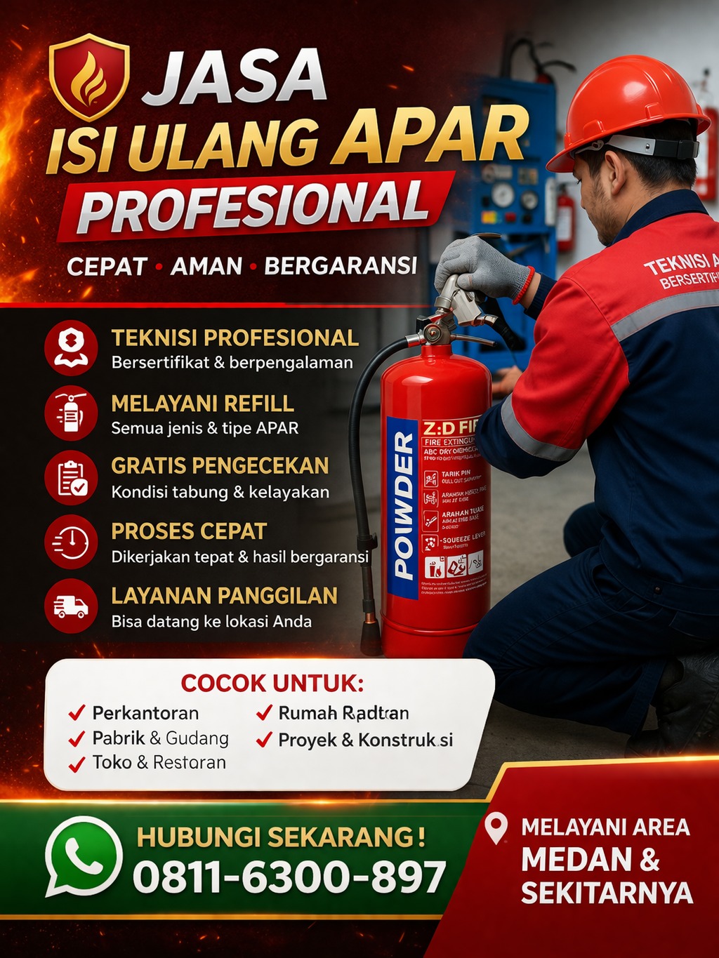 Jasa Isi Ulang APAR Bergaransi