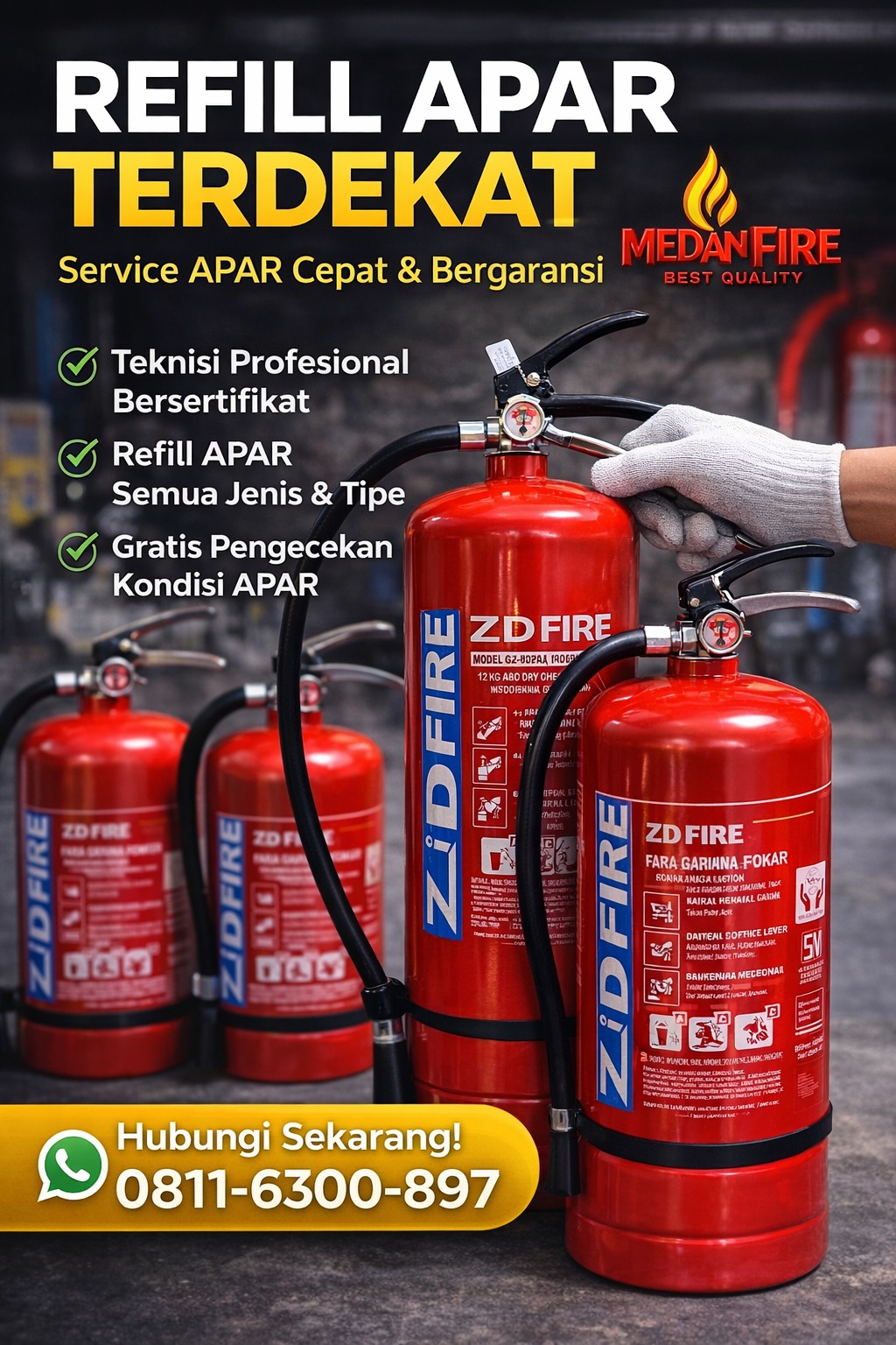 Refill APAR Terdekat – Layanan Isi Ulang APAR Profesional, Cepat & Bergaransi