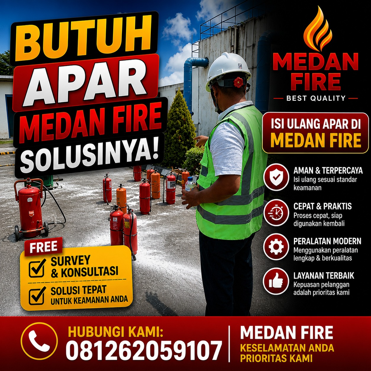 Isi Ulang APAR Medan