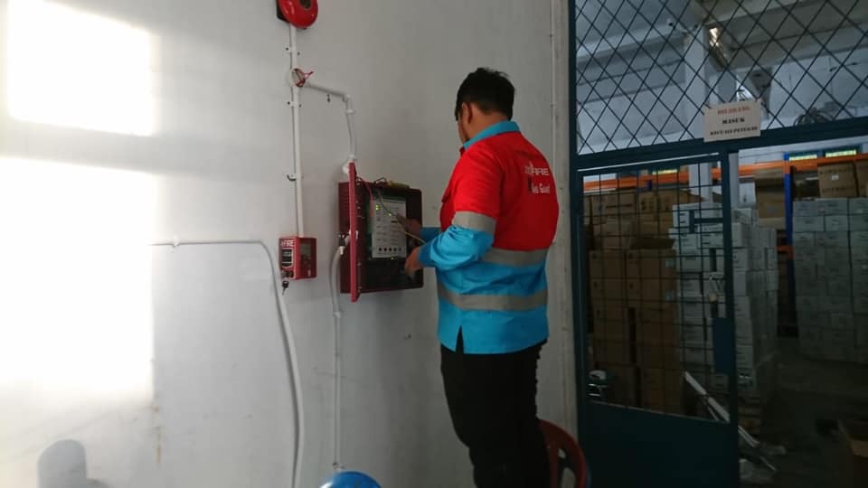 Instalasi Fire Alarm Sistem dI Penyabungan - SUMUT