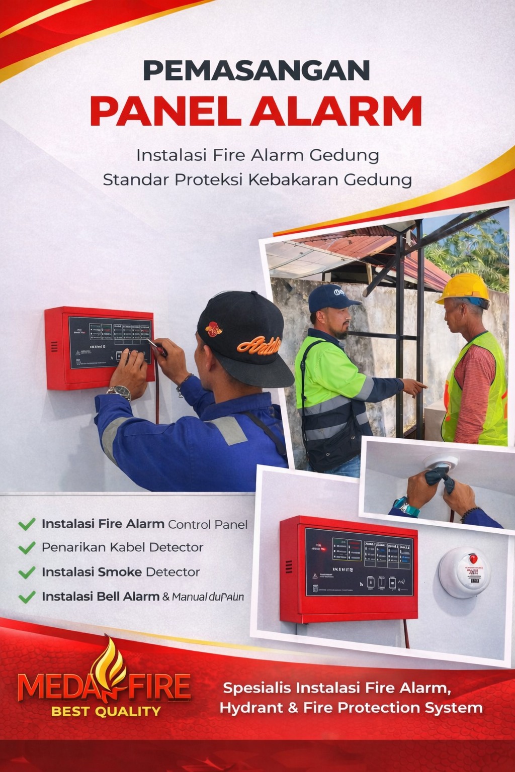 Pemasangan Panel Alarm