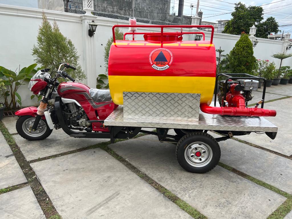 Unit Pemadam Kebakaran Portabel (Mobile Fire Fighting Unit) Tangki Air + Pompa